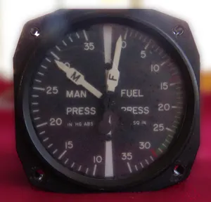 Mooney J (1977) Manifold pressure / Fuel Pressure gauge